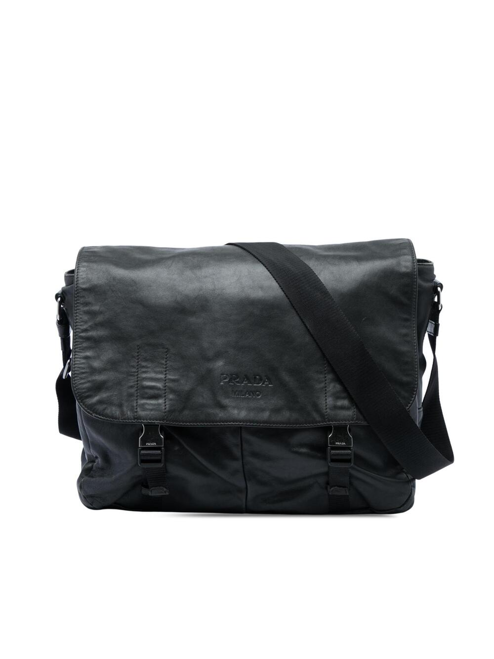 Prada Soft Calf Double Buckle Flap #368499P62B